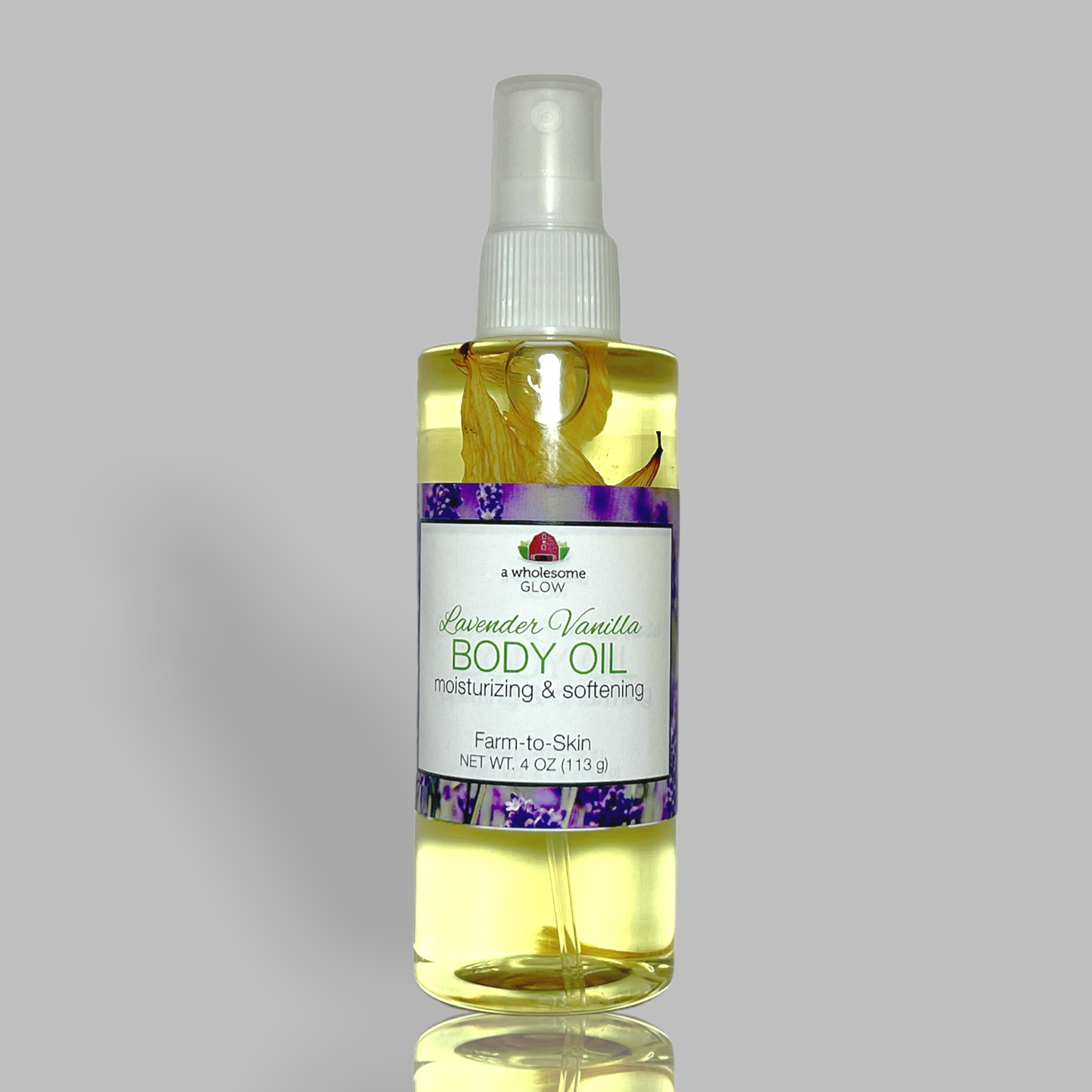 Lavender Vanilla Body Oil - Anti-Aging Elixir - Trisha Watson Organics